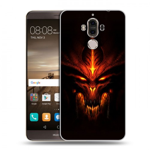 Дизайнерский пластиковый чехол для Huawei Mate 9 Diablo