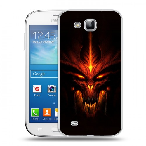 Дизайнерский пластиковый чехол для Samsung Galaxy Premier Diablo