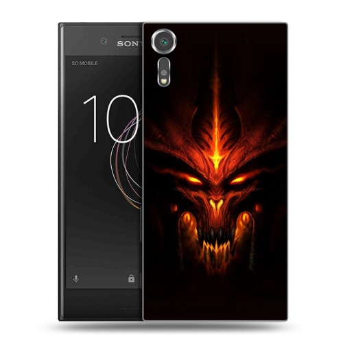 Дизайнерский пластиковый чехол для Sony Xperia XZs Diablo