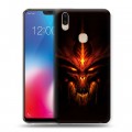 Дизайнерский пластиковый чехол для Vivo V9 Diablo