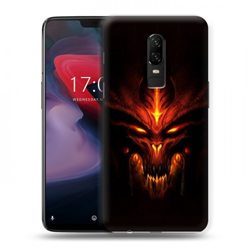 Дизайнерский пластиковый чехол для OnePlus 6 Diablo