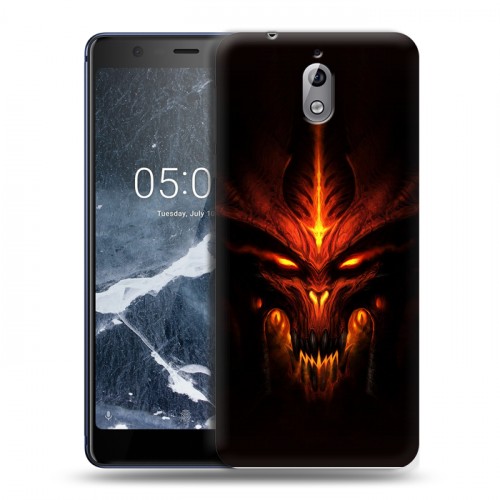 Дизайнерский силиконовый чехол для Nokia 3.1 Diablo