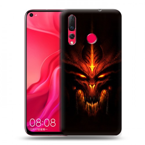 Дизайнерский пластиковый чехол для Huawei Nova 4 Diablo