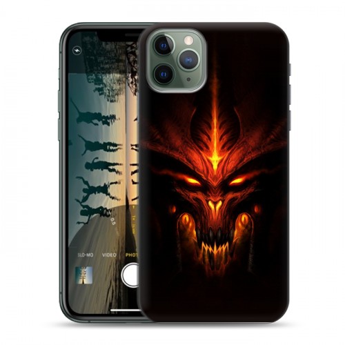 Дизайнерский пластиковый чехол для Iphone 11 Pro Diablo