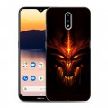 Дизайнерский силиконовый с усиленными углами чехол для Nokia 2.3 Diablo