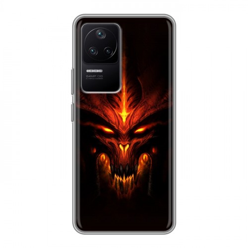 Дизайнерский силиконовый чехол для Xiaomi Poco F4 Diablo