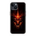 Дизайнерский пластиковый чехол для Iphone 14 Diablo