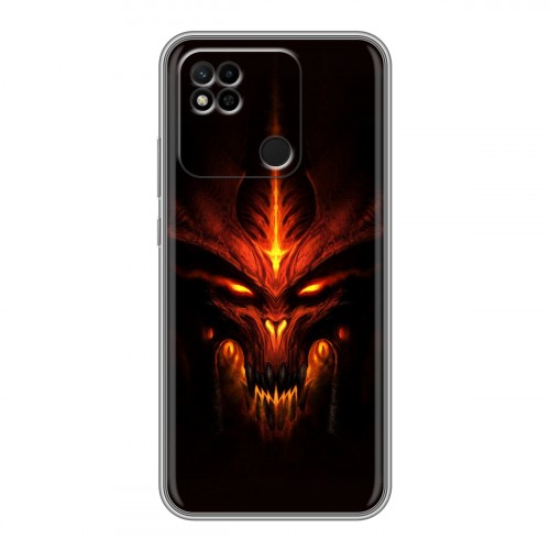 Дизайнерский силиконовый чехол для Xiaomi Redmi 10A Diablo