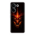 Дизайнерский силиконовый чехол для Tecno Camon 20 Diablo