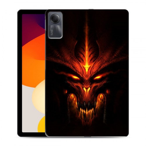 Дизайнерский силиконовый чехол для Xiaomi RedMi Pad SE Diablo