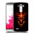 Дизайнерский пластиковый чехол для LG G3 (Dual-LTE) Diablo