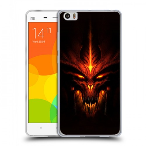 Дизайнерский силиконовый чехол для Xiaomi Mi Note Diablo