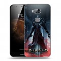 Дизайнерский пластиковый чехол для Huawei G8 Diablo