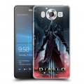 Дизайнерский пластиковый чехол для Microsoft Lumia 950 Diablo