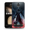 Дизайнерский пластиковый чехол для ASUS Zenfone Go Diablo