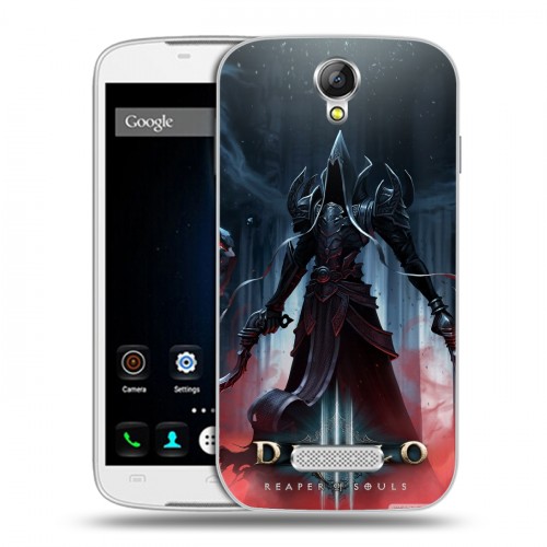 Дизайнерский пластиковый чехол для Doogee X6 Diablo