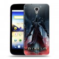 Дизайнерский пластиковый чехол для ZTE Blade A510 Diablo