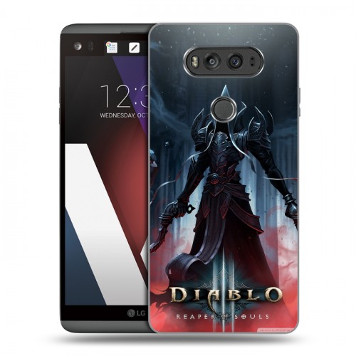 Дизайнерский пластиковый чехол для LG V20 Diablo