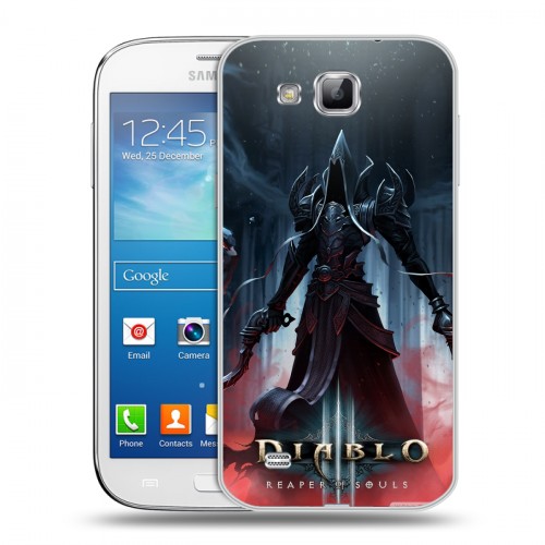 Дизайнерский пластиковый чехол для Samsung Galaxy Premier Diablo