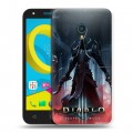 Дизайнерский пластиковый чехол для Alcatel U5 Diablo