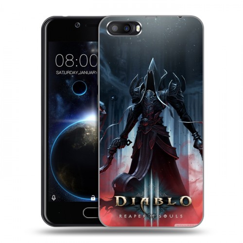 Дизайнерский пластиковый чехол для Doogee Shoot 2 Diablo