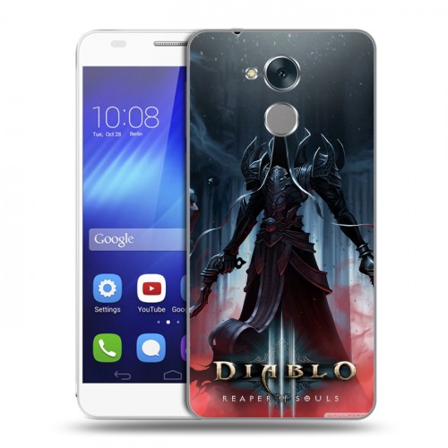 Дизайнерский пластиковый чехол для Huawei Honor 6C Diablo