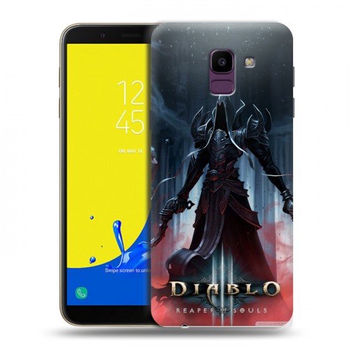 Дизайнерский пластиковый чехол для Samsung Galaxy J6 Diablo