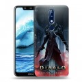 Дизайнерский пластиковый чехол для Nokia 5.1 Plus Diablo