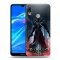 Дизайнерский пластиковый чехол для Huawei Y6 (2019) Diablo