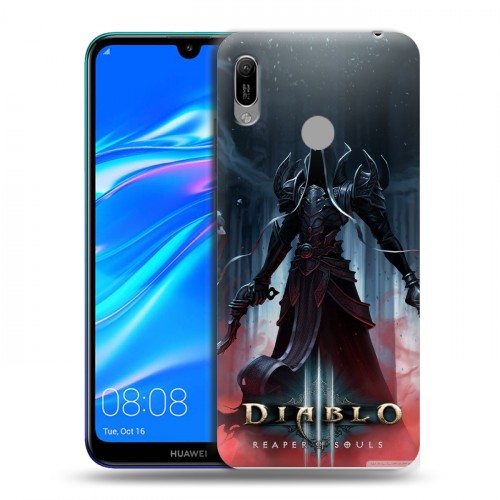 Дизайнерский пластиковый чехол для Huawei Y6 (2019) Diablo