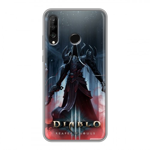 Дизайнерский силиконовый чехол для Huawei P30 Lite Diablo