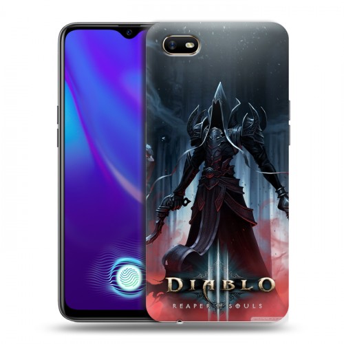 Дизайнерский силиконовый с усиленными углами чехол для OPPO A1k Diablo