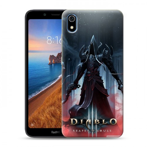 Дизайнерский силиконовый чехол для Xiaomi RedMi 7A Diablo