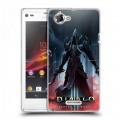 Дизайнерский пластиковый чехол для Sony Xperia L Diablo