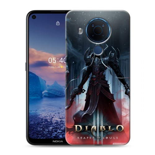 Дизайнерский силиконовый чехол для Nokia 5.4 Diablo