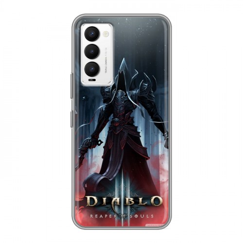 Дизайнерский силиконовый чехол для Tecno Camon 18 Diablo