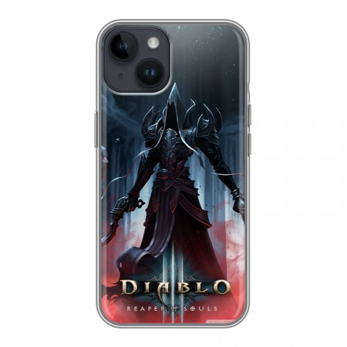 Дизайнерский пластиковый чехол для Iphone 14 Diablo