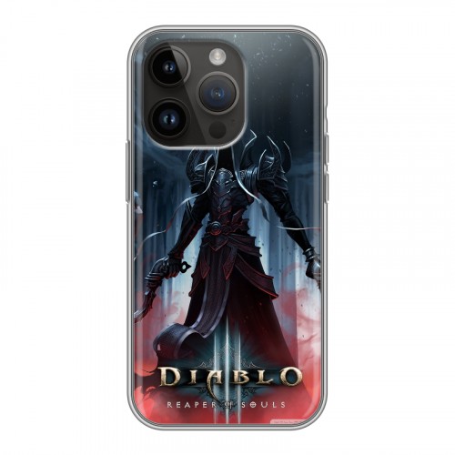 Дизайнерский силиконовый чехол для Iphone 14 Pro Diablo