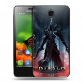 Дизайнерский пластиковый чехол для Lenovo S660 Diablo