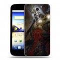 Дизайнерский пластиковый чехол для ZTE Blade A510 Diablo