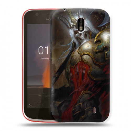 Дизайнерский пластиковый чехол для Nokia 1 Diablo