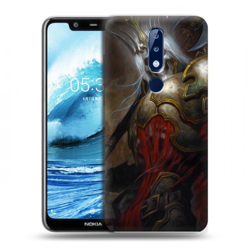 Дизайнерский силиконовый чехол для Nokia 5.1 Plus Diablo