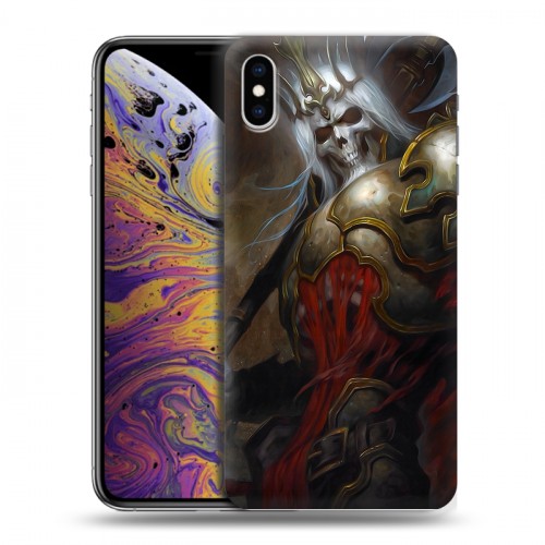 Дизайнерский силиконовый чехол для Iphone Xs Max Diablo