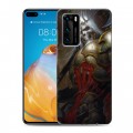 Дизайнерский силиконовый с усиленными углами чехол для Huawei P40 Diablo