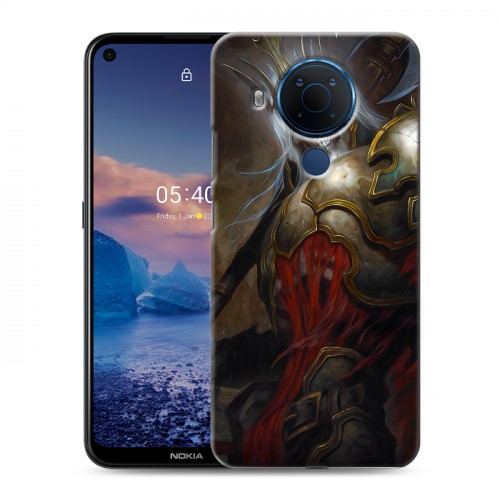 Дизайнерский силиконовый чехол для Nokia 5.4 Diablo