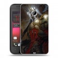 Дизайнерский пластиковый чехол для HTC Desire 200 Diablo