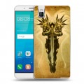 Дизайнерский пластиковый чехол для Huawei ShotX Diablo