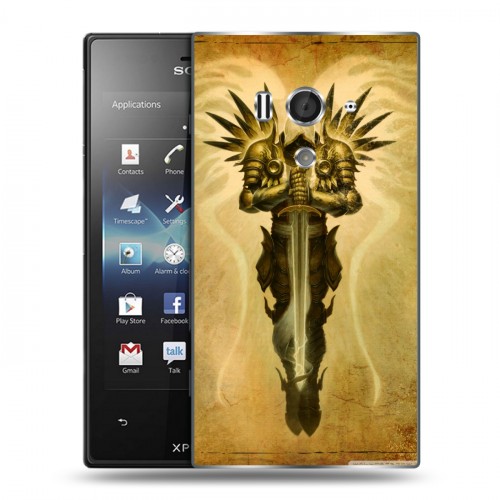 Дизайнерский пластиковый чехол для Sony Xperia acro S Diablo