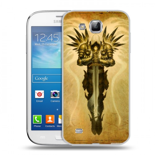 Дизайнерский пластиковый чехол для Samsung Galaxy Premier Diablo