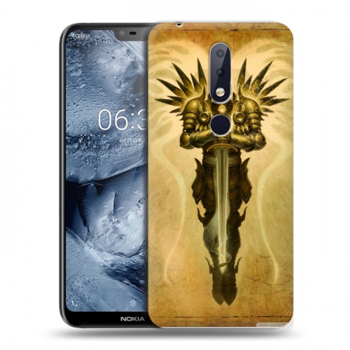 Дизайнерский пластиковый чехол для Nokia 6.1 Plus Diablo